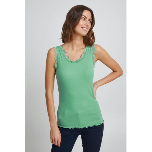 „Shirttop FRANSA „“Fransa FRHIZAMOND 1 TOP – 20607460″“ Gr. l, grün (malachite green) Damen Tops Shirttops“