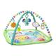 Bright Starts Wild Wiggles Baby Aktivitätsspielzeug & Spielmatte mit Taggies, Neugeborene und älter - Grün, 47 x 73,9 x 73,9cm.