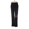 Jordache Jeans - Mid/Reg Rise: Black Bottoms - Women's Size 24