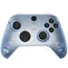 eXtremeRate Clear Glacier Blue Replacement Part Front Housing Cover Handles Faceplate for Xbox Series X & S Controller