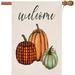 Fall House Flags Double Sided Thanksgiving Flag Harvest Pumpkin Yard Decorations Happy Autumn Garden Flags 28 x 40 Inch Large Thanksgiving House Flags with 2 Grommets