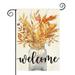 Thanksgiving Garden Flag | Double Sided Fall Welcome House Flag | Yard Flags for Thanksgiving Harvest Decorative Farmhouse Flag with Harvest Maple Leaves Pumpkin