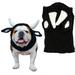 KZLO Costume for Dogs Small Medium Warm Ear Wrap Hood for Pets Outfit for Winters Christmas & New Year