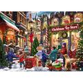 Vermont Christmas Company Christmas Toy Store Jigsaw Puzzle 1000 Piece - Holiday Puzzle - Fully Interlocking & Randomly Shaped Pieces - 26 5/8 x 19 1/4