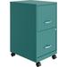 SOHO File/File Mobile Cabinet Teal