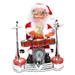 Dancing Singing Santa Claus Christmas Toy Doll Battery Operated Musical Moving Figure Holiday Decoration (Drum)