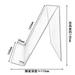 8 Pcs Clear Magazine Holders Clear Acrylic Book Display Stand Brochures Holder Office