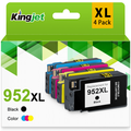 952 Ink for HP 952XL Ink Cartridges for HP 952 Ink Cartridges for HP Officejet Pro 8710 7720 7740 8720 8740 8730 8715 8702 Printer (Black Cyan Magenta Yellow 4 Pack)