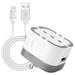 Ruiz Wall Charger for Samsung Galaxy S23 FE - 10W Fast Charging Power Adapter with Type-C USB Cable - White