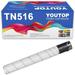 YOUTOP 1PK TN516 TN-516 (AAJ7030) Black Toner Cartridge Compatible for Konica Minolta bizhub 458e 558e 658e