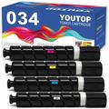 YOUTOP Remanufactured 4PK CRG-034 034 (034K 034C 034M 034Y Toner Cartridge Replacement for Canon imageCLASS MF810Cdn imageCLASS MF820Cdn ï¼ˆ9454B001 9453B001 9452B001 9451B001ï¼‰