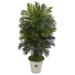 Nearly Natural 55 inch Areca Palm Artificial Plant in Decorative Planter