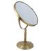 makeup mirror 1PC Double Side Cosmetic Mirror Magnification Desktop Makeup Mirror for Home (6 Inch 5 Times Magnification Antique)