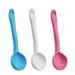 NUOLUX 3Pcs Facial Mask Large Scoop DIY Mask Measuring Spoon Salon Supplies (Mixed Color)