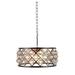 Elegant Lighting 1214D20PN-RC 20 Dia. x 9 H in. Madison Pendant Lamp - Polished Nickel - Royal Cut Crystal Clear