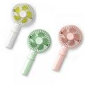 USB rechargeable portable hand-held hand fan silent portable electric fan with bracket adjustable