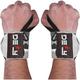 Defy Sports Thumb Loops Wrist Wraps - Ideal for Men & Women Weightlifting Powerlifting Strength Training - Grey Camo 18 Inches