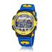 Ohsen Multi-function Waterproof Backlight Display Quartz Sports Unisex Children Watch with Stopwatch /Date /Alarm (1603 Yellow+D