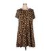 Jamie & Layla Casual Dress: Brown Dresses - Women's Size 1X