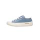 Candice Cooper Rock S-Sneakers aus Leder in Vintage-Optik, azurblau 38