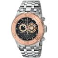 Invicta Subaqua Men's Quartz Watch with Black Dial Chronograph display on Silver Stainless Steel Bracelet 15964