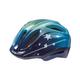 KED Kids Youth Meggy III Trend Fahrradhelm, Stars Blue Green Gloss, S/M (49-53 cm)