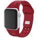 Red Arizona Diamondbacks Personalized Silicone Apple Watch Band