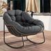 Latitude Run® Outdoor Rocking Chair w/ Cushions in Gray | 31.5 H x 37.2 W x 43.7 D in | Wayfair C3751B3C3E324B78B027E2BF8BDD1FB2