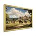 Alcott Hill® Country Clubs Equestrian Elegance II On Canvas Print Plastic in Green | 34 H x 44 W x 1.5 D in | Wayfair