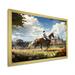 Alcott Hill® Country Clubs Equestrian Elegance IV - Print on Canvas Plastic in Green | 34 H x 44 W x 1.5 D in | Wayfair