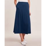 Blair Women's Essential Knit Skirt - Blue - PL - Petite