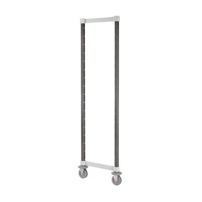 Cambro EXHDPK2470480 Camshelving Elements XTRA HD Track System Post Kit - 24" x 70", Speckled Gray