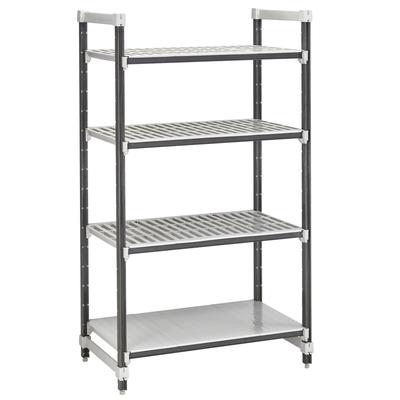 Cambro EXU214264VS4480 Camshelving Elements XTRA Add-On Vented/Solid Shelving Unit - 4 Shelves, 42