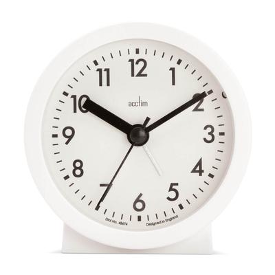 Acctim Gaby Bedside Alarm Clock White