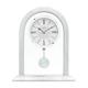 Acctim Colney Pendulum Mantel Clock Silver