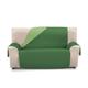 Martina Home Sofaüberwurf gepolstert, wendbar, Bernstein, 2-Sitzer, XL, Olive/Flasche