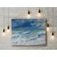 Premium Canvas Art Print of Seascape by Pierre-Auguste Renoir