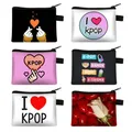 Porte-monnaie K-pop Ramen Boba K-Biovalley pour femme portefeuille coréen KPOP porte-cartes de