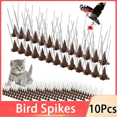 Kit répulsif à pigeons en acier inoxydable pointes d'oiseaux lutte antiparasitaire dissuasif