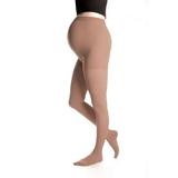 duomed Advantage Soft Opaque 15-20 mmHg Maternity Pantyhose Closed Toe Compression Stockings Almond Medium Standard