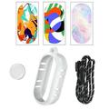 Waroomhouse Silicone Camera Case with Stickers Camera Case with Lens Protection Silicone Camera Case with Decorative Stickers Hanging Lanyard for Insta360