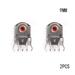 (Red) 2Pcs Highly Accurate Decoder 9mm/11mm Red Core Rotary Mouse Scroll Wheel Encoder for PC Mouse alps encoder