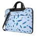 ZICANCN Laptop Case 15.6 inch Cobblestone Blue Random Dots Work Shoulder Messenger Business Bag for Women and Men