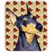 Carolines Treasures Doberman Fall Leaves Portrait Mouse Pad