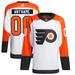 Men's adidas White Philadelphia Flyers Away Primegreen Authentic Custom Jersey