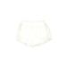 Under Armour Athletic Shorts: White Solid Activewear - Women's Size Medium