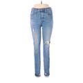 Madewell Jeans - Super Low Rise: Blue Bottoms - Women's Size 29