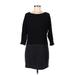 Ann Taylor LOFT Casual Dress: Black Dresses - Women's Size 8