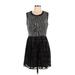 I Heart Ronson Casual Dress: Black Dresses - Women's Size Large