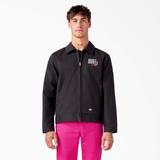 Dickies Men's Breast Cancer Awareness Eisenhower Jacket - Black Size S (BCA8)